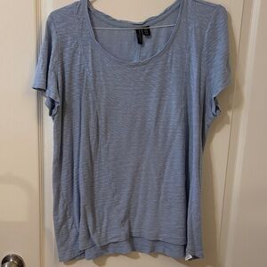 Cynthia Rowley Soft Blue Short Sleeve Tee